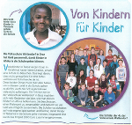 Bericht in der Kinderzeitung