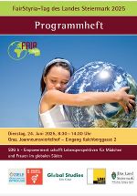 Das ist das Titelblatt des Programmhefts zum FairStyria-Tag.
